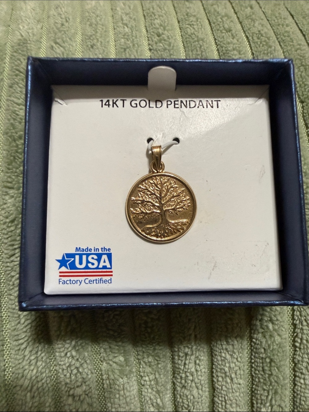 14KT Gold Tree of Life Pendant
